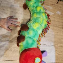 美品　大サイズ　はらぺこあおむし　人形　ぬいぐるみの画像