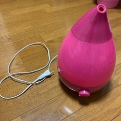 アロマ超音波加湿器　ピンク