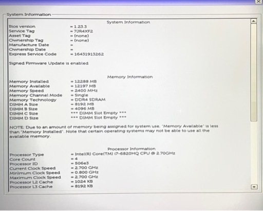 お相手、決まりました。【 DELL Precision 7710 】4K　480GB SSD / 12GB メモリー