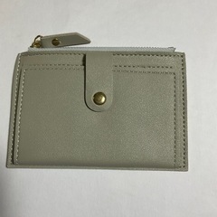 ミニ財布　グレー
