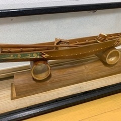 長崎 ペーロン船 木製模型の画像