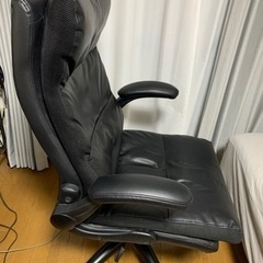 【譲ります】ニトリ ワークチェア(クロウド MC BK）の画像