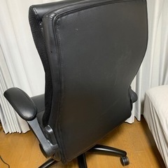【譲ります】ニトリ ワークチェア(クロウド MC BK）の画像