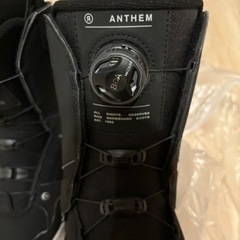 【ほぼ新品】スノボブーツ　26.0cm ブラック　RIDE ANTHEMの画像