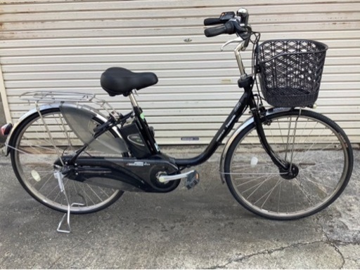 313  パナソニック新機種電動アシスト自転車viviDX26インチブラックボディー