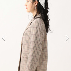レピピ　チェックテイラードジャケットS 卒業式卒服の画像