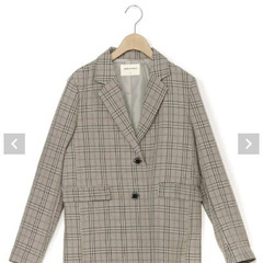 レピピ　チェックテイラードジャケットS 卒業式卒服の画像
