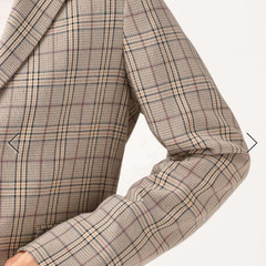 レピピ　チェックテイラードジャケットS 卒業式卒服の画像