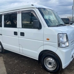 コミコミ30万円、エブリィバン、走行94,600km, 4WD切...