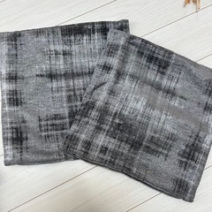 ACTUS デニム調クッションカバー　2枚セット