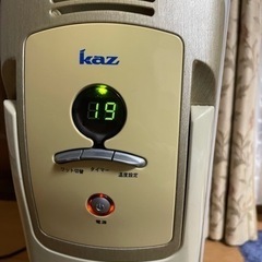 オイルヒーター　KAZ KQ131H 格安の画像