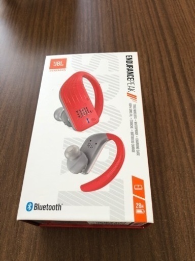 JBL ENDURANCE PEAK RED ワイヤレスイヤホン