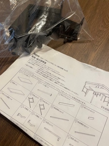 カフェ風ダイニングテーブル⭐️ベンチ/ L字型　2月中引取の方1000円引します！引取先決定！