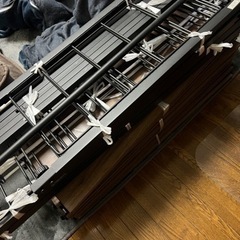 ニトリ Nポルダ ワイヤーシェルフ 80cm×3の画像