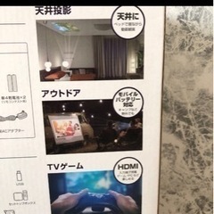 プロジェクター ホームシアター HDMI  USBの画像