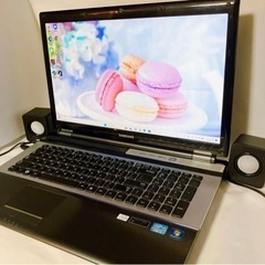 コア7ノートパソコン メモリ8GB・HDD1TB 17.3インチ bluetooth DVD