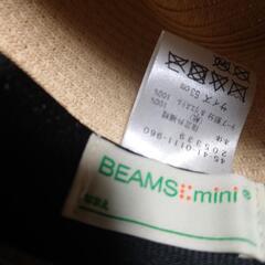 BEAMS麦わら帽子の画像