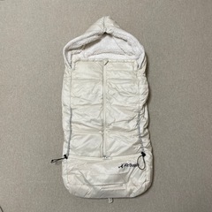 【美品】エアバギー ダウンフットマフ バニラ