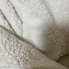 【美品】エアバギー ダウンフットマフ バニラの画像