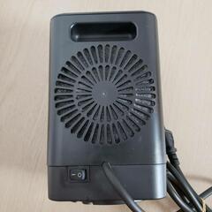 箱付き　LESHP ミニ温風機　セラミックヒーター　DH-QN02 改良版 首振り 暖房器具 省エネ 小型 3段階切替 110V PSE認証済み ブラックの画像