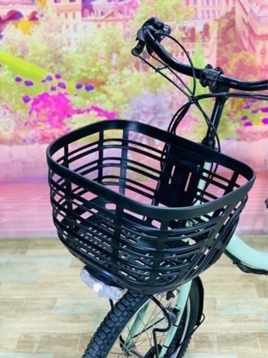 ①5884子供乗せ電動アシスト自転車ブリヂストン20インチ良好バッテリー