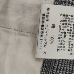 ユナイテッドアローズ　チェックメンズパンツ　W76cmの画像