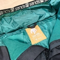 スノボ ウェア パンツ sands Black&グリーン Mサイズ スノーボード グラトリ スキーの画像