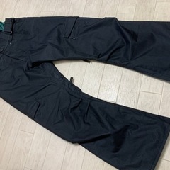 スノボ ウェア パンツ sands Black&グリーン Mサイズ スノーボード グラトリ スキーの画像