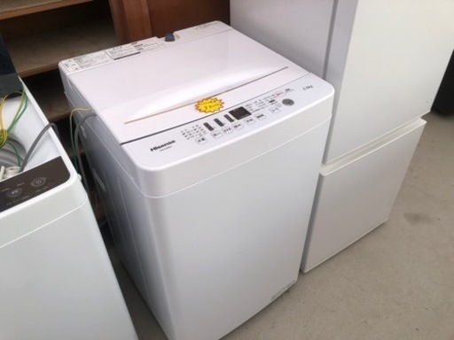 新生活応援❗️2020年製 Hisense 5.5kg洗い全自動洗濯機 HW-E5503