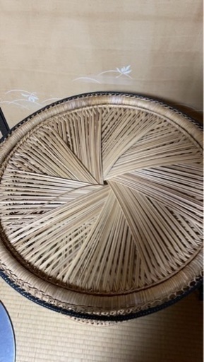 藤のテーブル、椅子セット(追加写真)