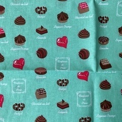 キャンドル ロウソク チョコレート型 手縫い チョコレート模様の画像