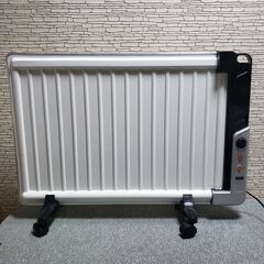マクロス パネルヒーターオイルヒーター 6cmの薄型パネルで場所...