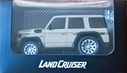 決まりました　新品未開封品　トヨタ 新型ランドクルーザー70 ミニカー カラーサンプル 非売品 ベージュ 茶