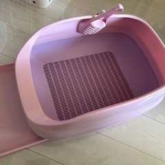 猫 システムトイレ 猫砂付き 譲ります①の画像