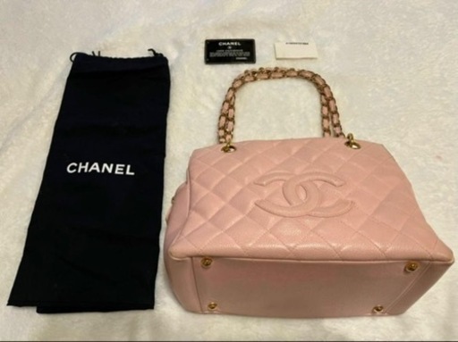 シャネル　CHANEL  チェーンバッグ　ハンドバッグ　ピンク  希少品
