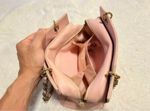 シャネル　CHANEL  チェーンバッグ　ハンドバッグ　ピンク  希少品