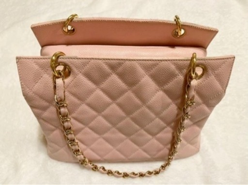 シャネル　CHANEL  チェーンバッグ　ハンドバッグ　ピンク  希少品