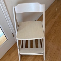 学習椅子　ニトリ　ホワイトウォッシュ