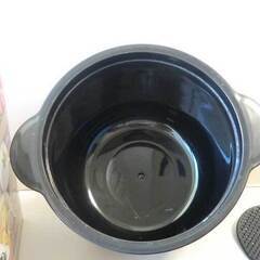 【半額】電子レンジで7分炊飯器2合・美味しく炊ける備長炭配合の画像
