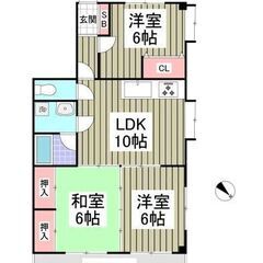 💚小田原市穴部💚角部屋3LDK / 59.53㎡💰フリーレント1...