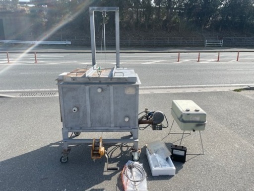 ☆中古品 陶芸窯 シンポ工業 灯油窯 ニューOS 数回使用しましたが、倉庫内に保管してましたので美品です！！ 動作問題なし☆