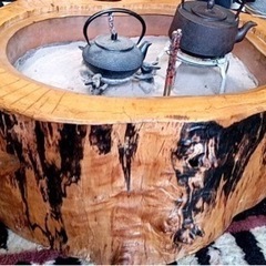 美品? 火鉢 桜の木です お値打ちです！値下げ交渉します！