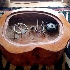 美品? 火鉢 桜の木です お値打ちです！値下げ交渉します！