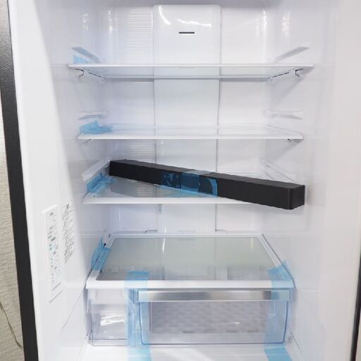 日立 Hitachi 冷蔵庫 R-V32SV 右開き 315L 3ドア ブラック 幅54cm