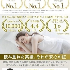 【美品】定価10900円　GOKUMIN セミダブルマットレスの画像