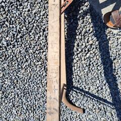 昔々の農具の画像