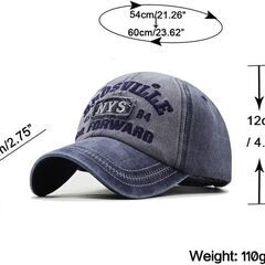 【新品】メンズ キャップ 帽子 かっこいい 帽子 CAP 野球 ゴルフ スポーツ 日差し対策(色：ブルー)の画像