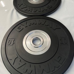 オリンピックプレートGYMWAYバンパープレート　10kg2枚セットの画像