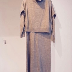 試着のみ☆ ワンピース セットアップ　の画像