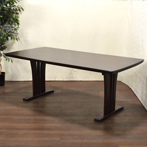 【ヤ取終了11/24】≪zyt1324ジ≫ 東京インテリア ダイニングテーブル 幅180cm Bonds2/ボンズ2 ダークブラウン系 TII/ティアイアイ 60203-03